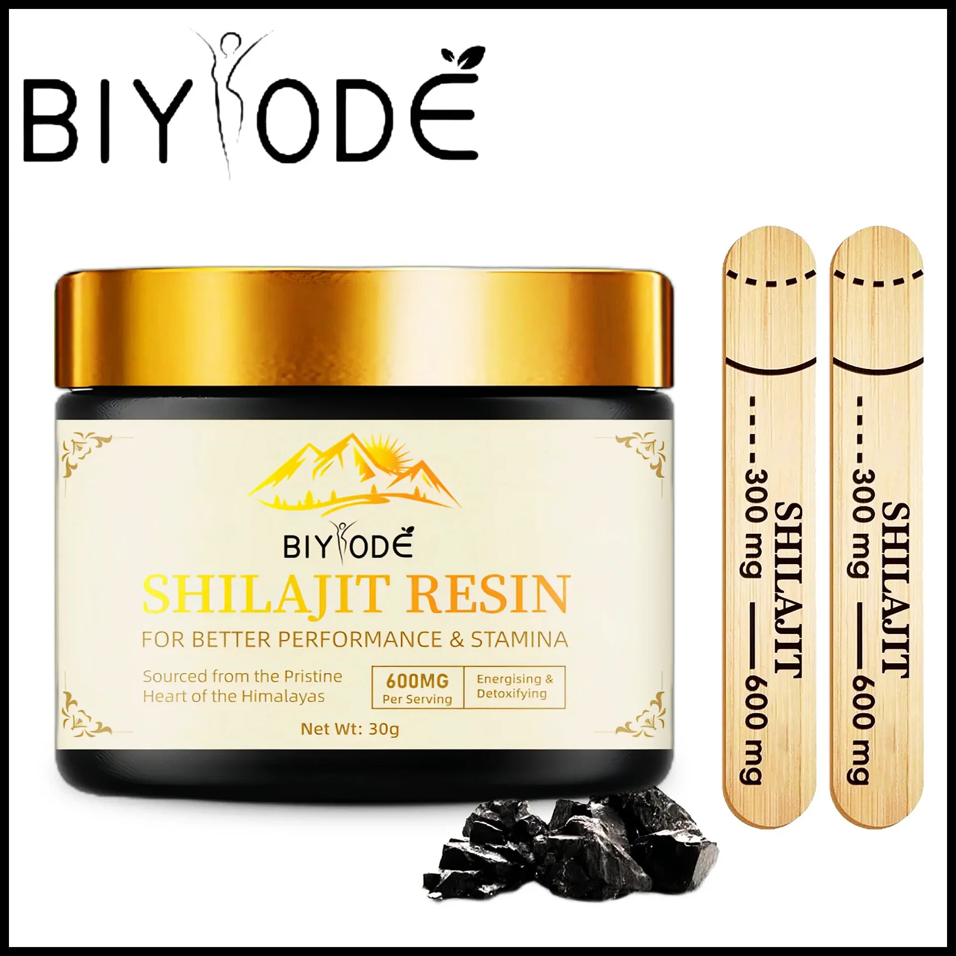 BIYODE Himalayan Pure Shilajit with Fulvic Acid