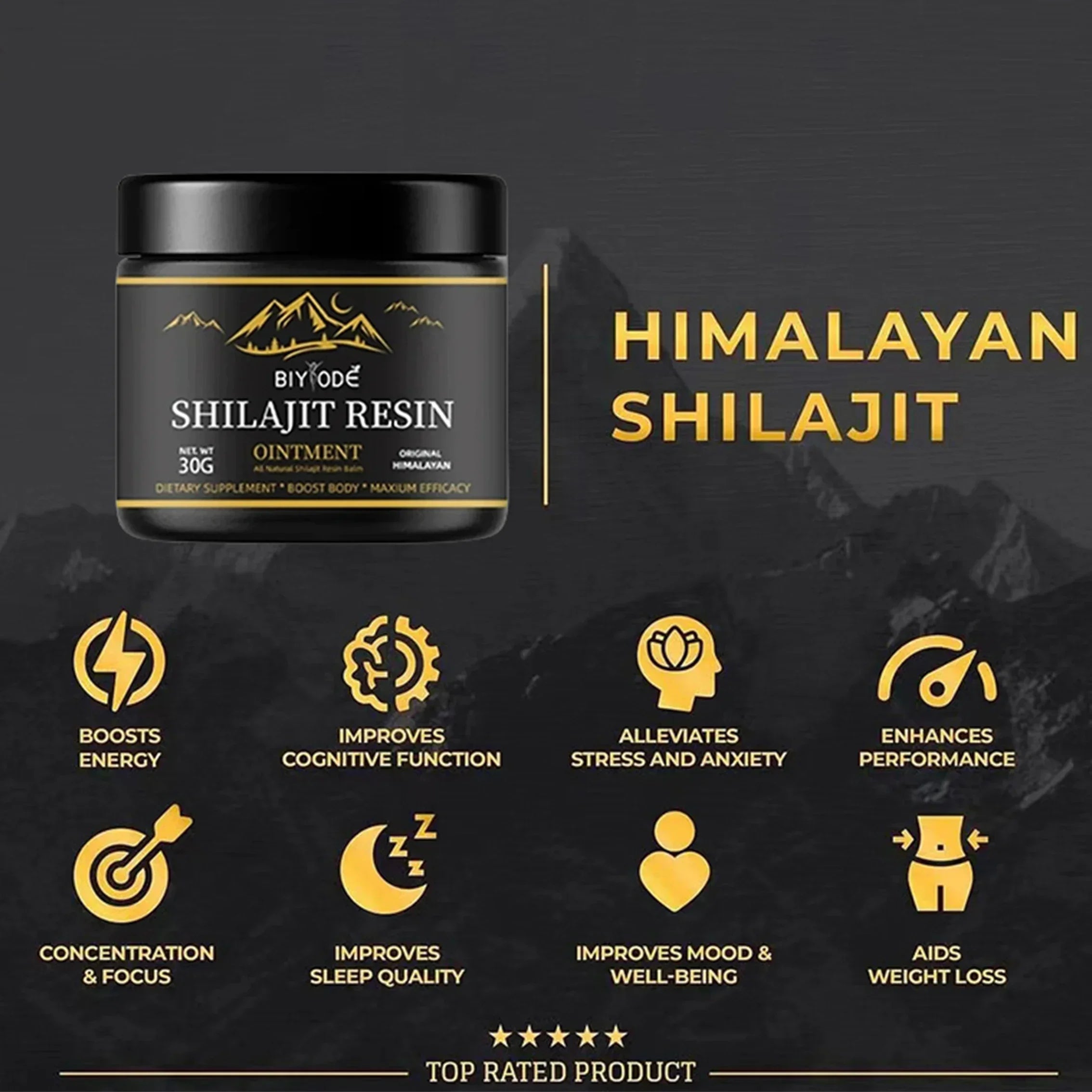 100% Himalayan ORGANIC Shilajit Paste