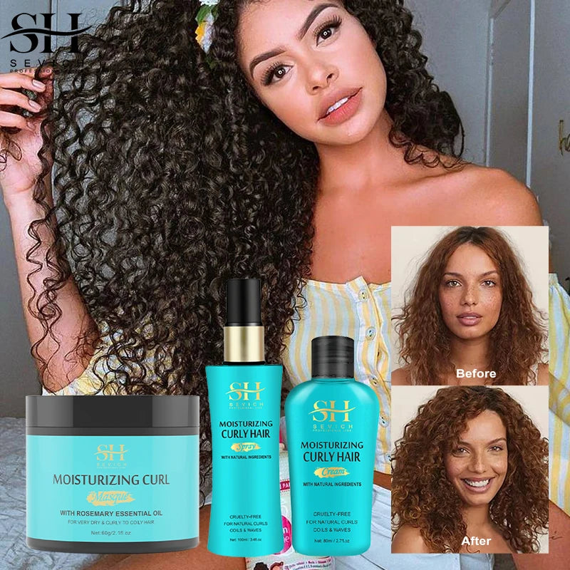 Curly hair care Styling Hair Moisturizing