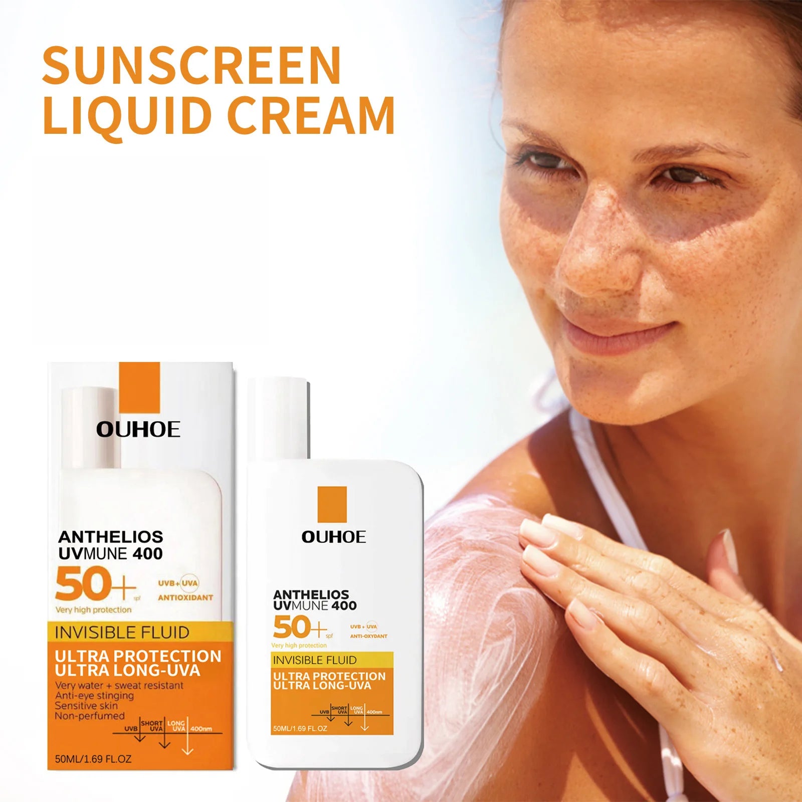 Moisturize Lotion Sunscreen Liquid Cream