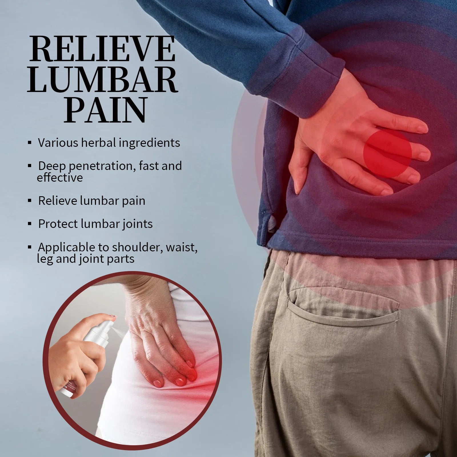 Adult products Lumbar Cold Gel Spray