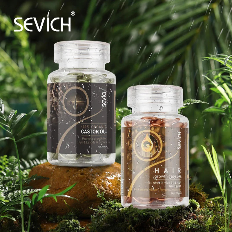 Sevich 30Pcs/bottle Ginger Anti-Hair Loss Capsules
