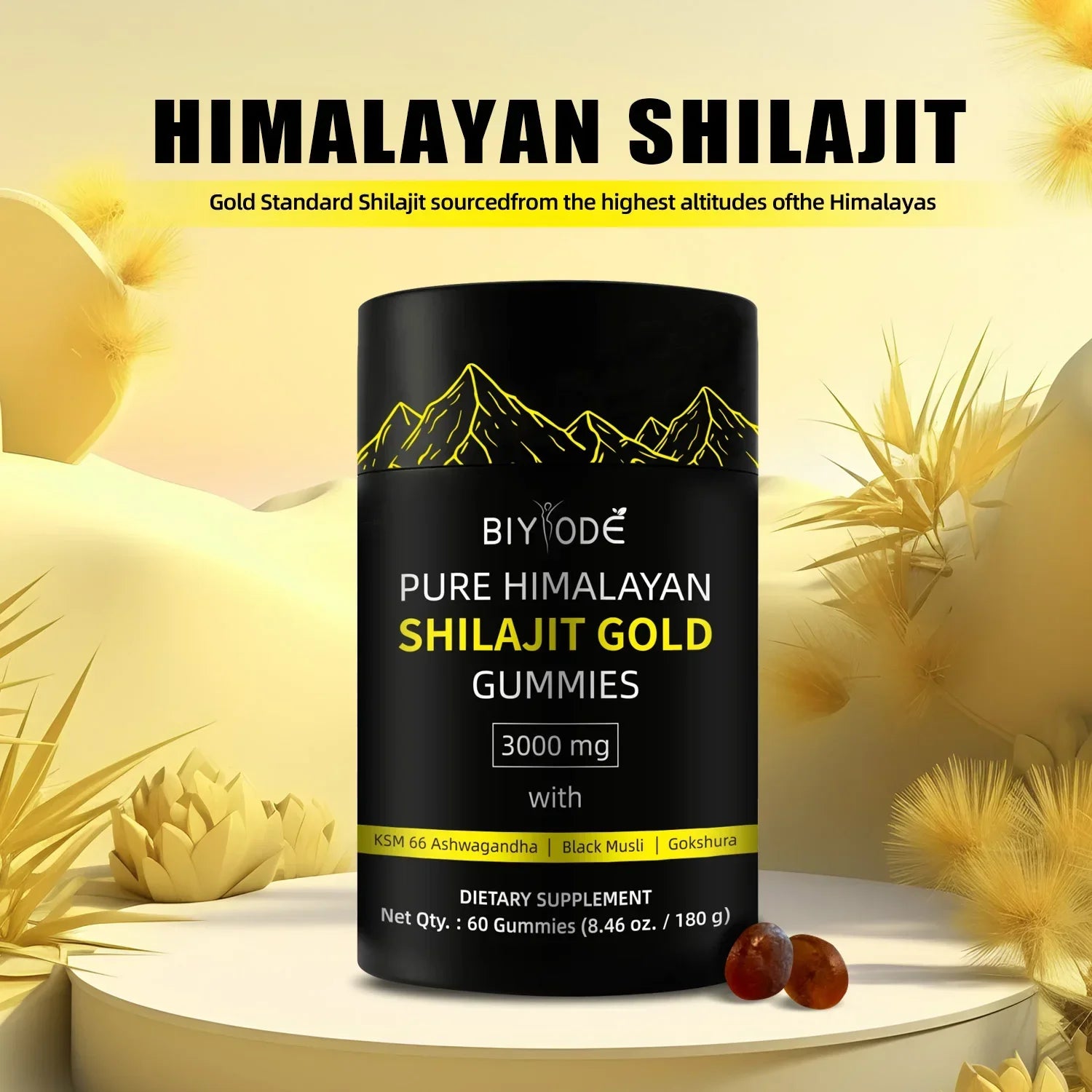 Pure Himalayan Shilajit gummies