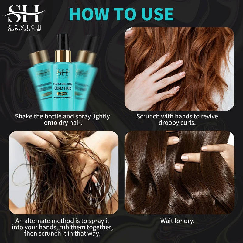 Curly hair care Styling Hair Moisturizing
