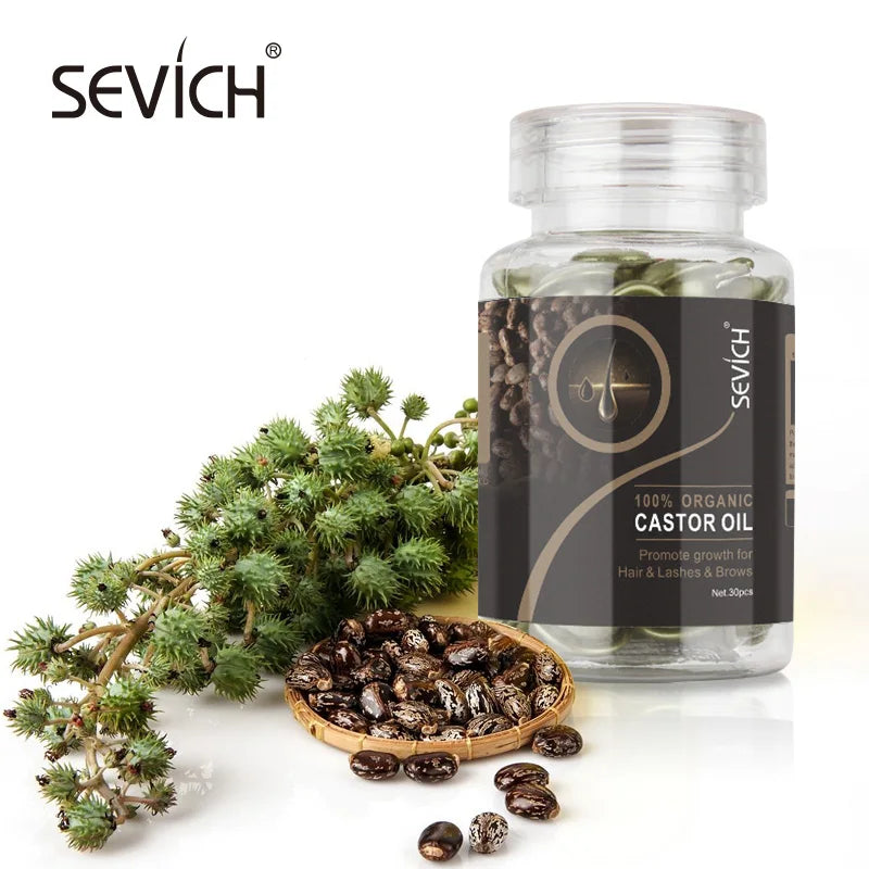 Sevich 30Pcs/bottle Ginger Anti-Hair Loss Capsules